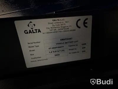 Galta batterilift GT-SBSP1000TP -2022