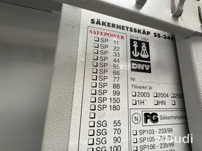 Säkerhetsskåp kassaskåp SS 3492 H73, B40, D20