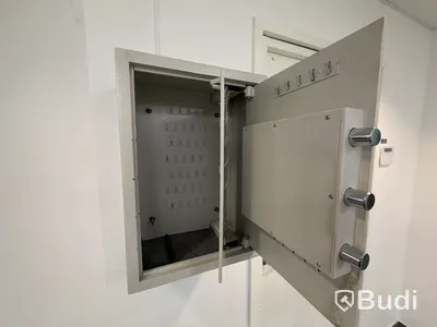 Säkerhetsskåp kassaskåp MBG, H53 B37 D23 cm