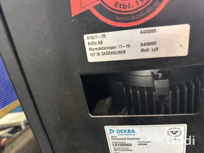 Fordonslyft, 3500kg