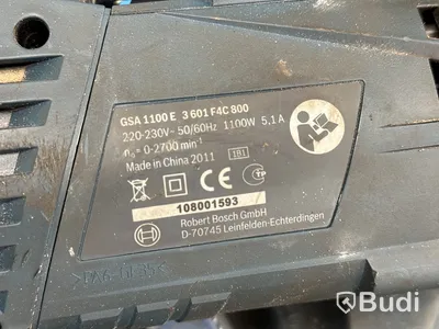 Tigersåg, Bosch GSA 1100E