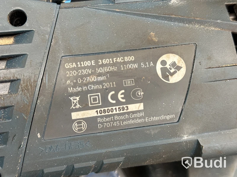 Tigersåg, Bosch GSA 1100E