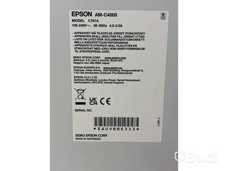 Skrivare / Kopiator / Scanner Epson Workforce Enterprise AM-C4000