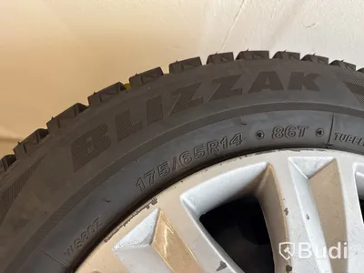 Däck med plåtfälg 4 st. Bridgestone 175/65 R14