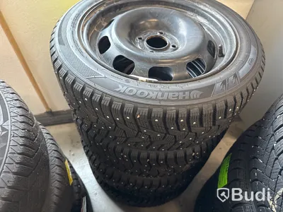 Dubbdäck Hankook, 195/55R16, 91T, med stålfälg
