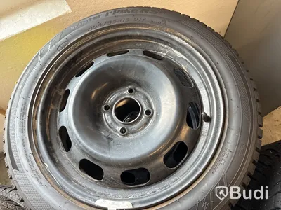 Dubbdäck Hankook, 195/55R16, 91T, med stålfälg
