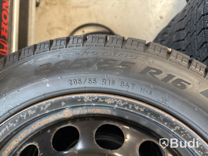 Vinterhjul Firelli 205/55R16, stålfälg
