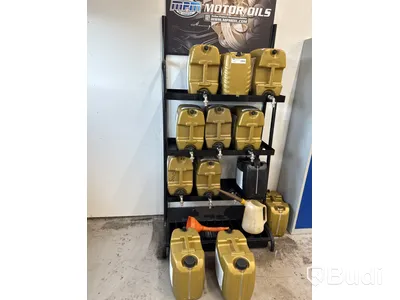 Motorolja Premium Synthetic 20L inkl. ställ