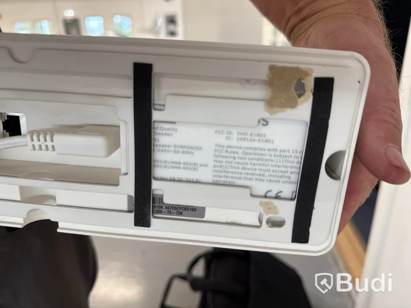 Sonos-högtalare, IKEA SYMFONISK Wifi-bokhyllehögtalare, vit smart/gen 2