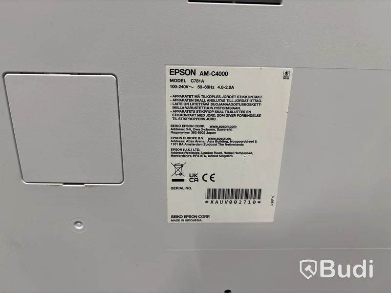 Skrivare Epson WorkForce Enterprise​ AM-C4000​ Rep.objekt