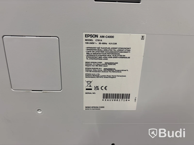 Skrivare Epson WorkForce Enterprise​ AM-C4000​ Rep.objekt