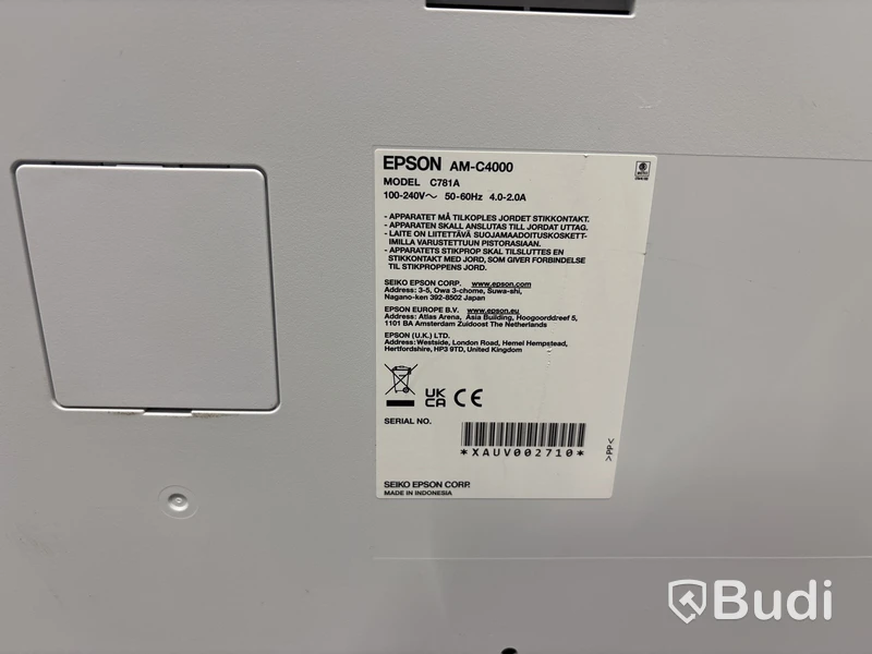 Skrivare Epson WorkForce Enterprise​ AM-C4000​ Rep.objekt