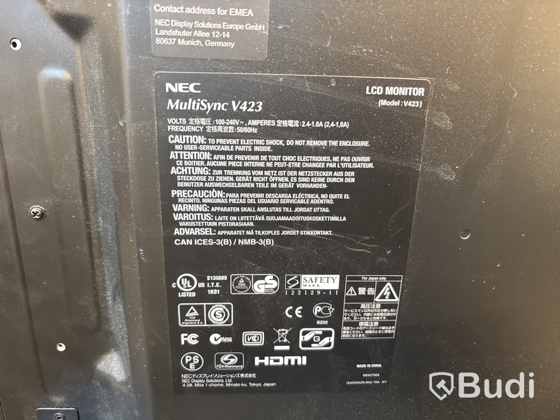 LCD-monitor NEC Multisync V423