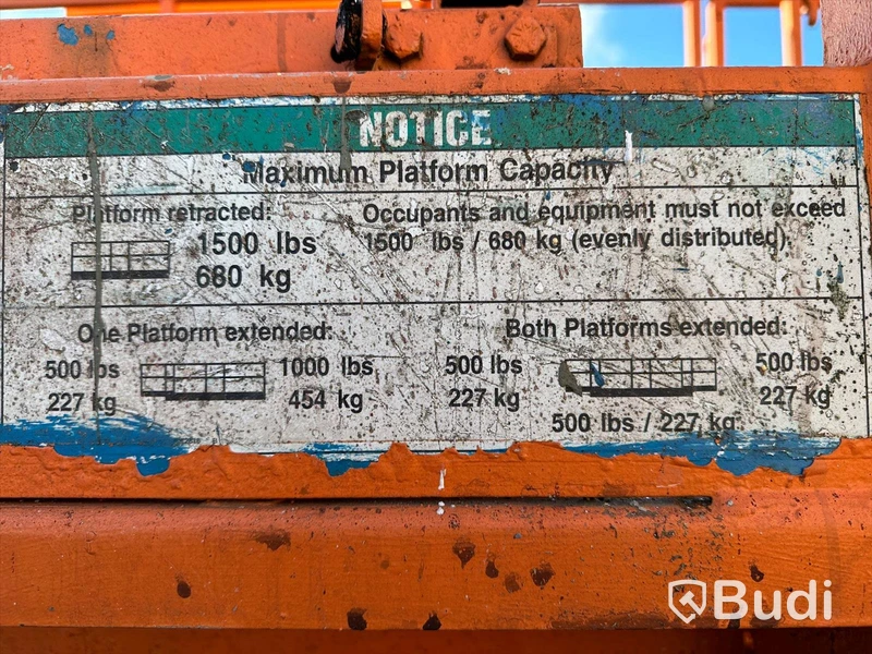 Lift/mobilplattform Genie GS-4390 - 2007, Mätarställning 3486h, Nybesiktigad Sep-22