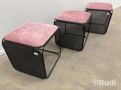 3 st. Sittpallar