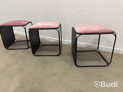 3 st. Sittpallar