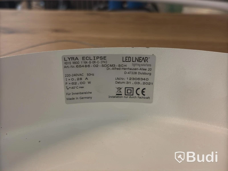 Taklampa Ledlinear, Lyra Eclipse
