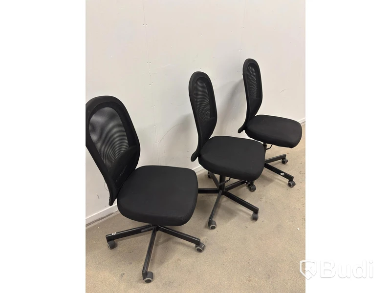 3 st. Kontorsstolar IKEA FLINTAN