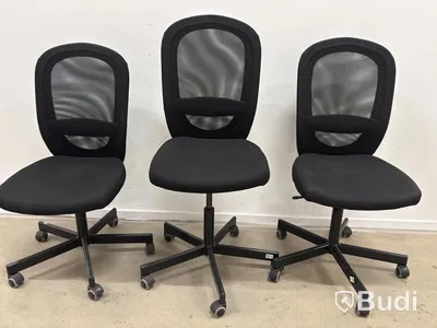 3 st. Kontorsstolar IKEA FLINTAN