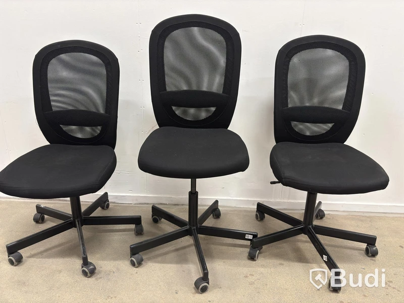 3 st. Kontorsstolar IKEA FLINTAN
