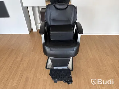 Frisörstol med bord & spegel