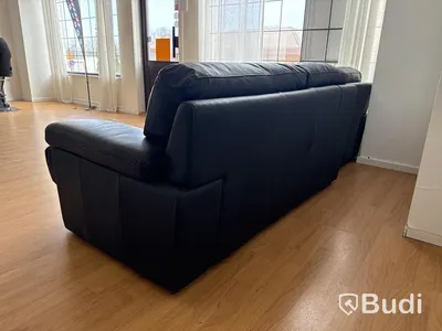 Divansoffa svart | 245x155 cm