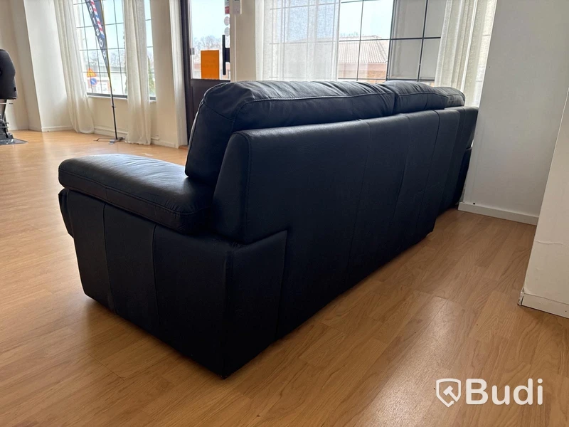 Divansoffa svart | 245x155 cm
