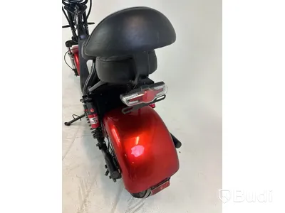 Elscooter Fat Tire Citycoco, röd