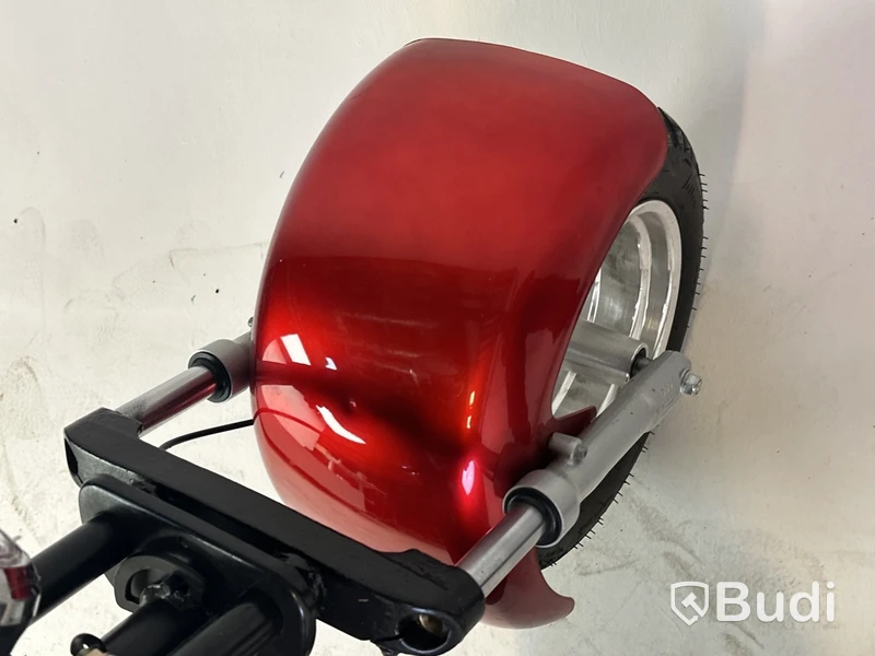 Elscooter Fat Tire Citycoco, röd