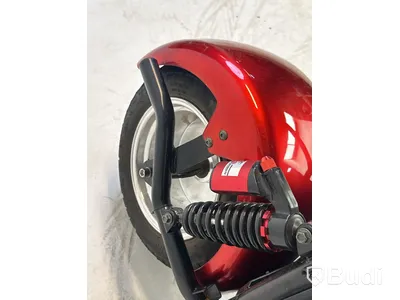 Elscooter Fat Tire Citycoco, röd