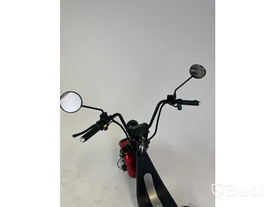 Elscooter Fat Tire Citycoco, röd