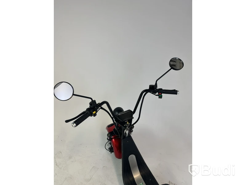 Elscooter Fat Tire Citycoco, röd