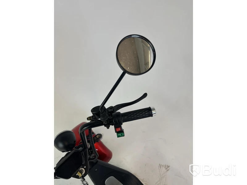 Elscooter Fat Tire Citycoco, röd