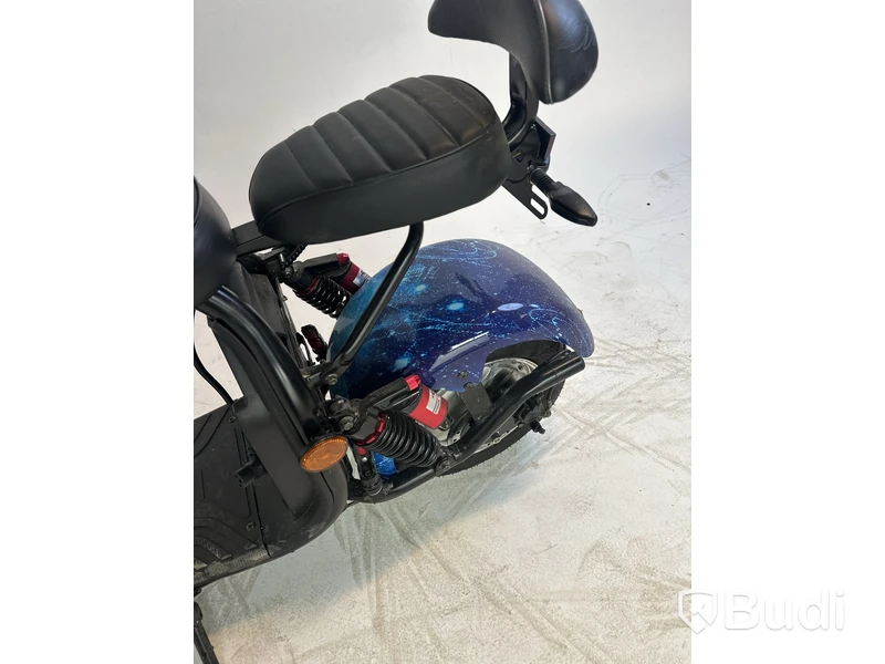 Elscooter Fat Tire Citycoco, blå - reservdelsobjekt