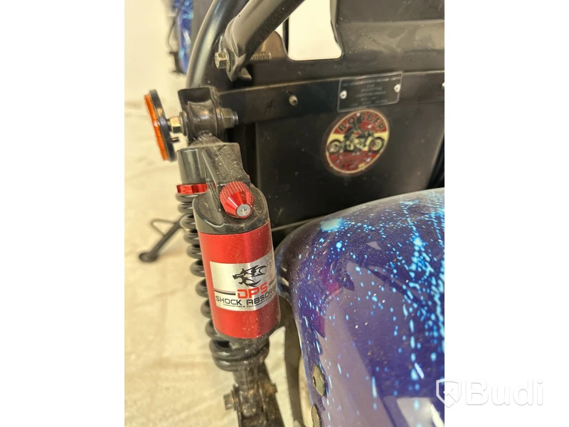 Elscooter Fat Tire Citycoco, blå - reservdelsobjekt