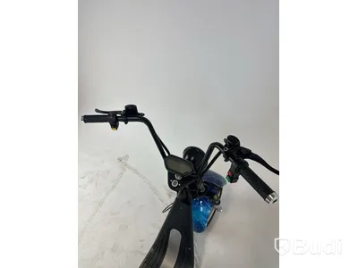 Elscooter Fat Tire Citycoco, blå - reservdelsobjekt