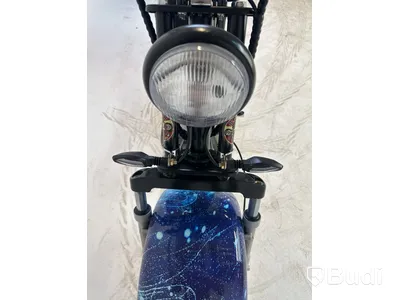 Elscooter Fat Tire Citycoco, blå - reservdelsobjekt