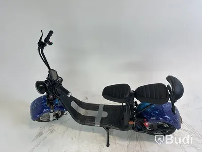 Elscooter Fat Tire Citycoco, blå - reservdelsobjekt