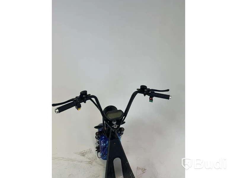 Elscooter Fat Tire Citycoco, blå - reservdelsobjekt