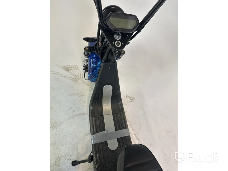 Elscooter Fat Tire Citycoco, blå - reservdelsobjekt