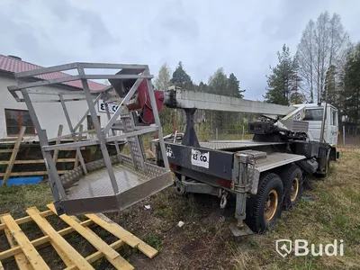 Lastbil med skyllift | Volvo F408 | 1985  Mätarställning (km): 348758