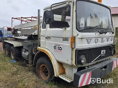Lastbil med skyllift | Volvo F408 | 1985  Mätarställning (km): 348758
