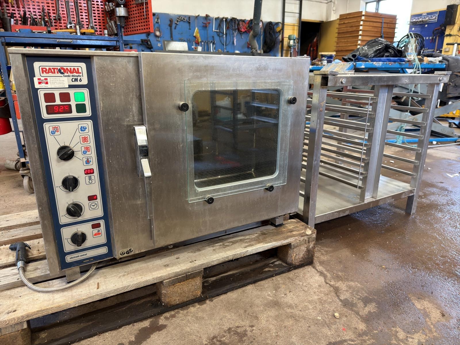 Kombiugn Rational CM 6 med ställning, 380 V, rostfri