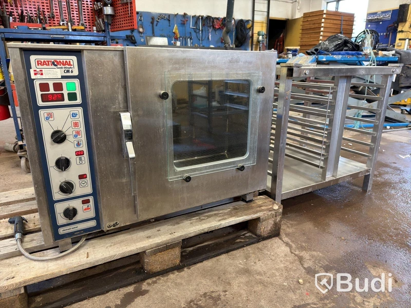 Kombiugn Rational CM 6 med ställning, 380 V, rostfri