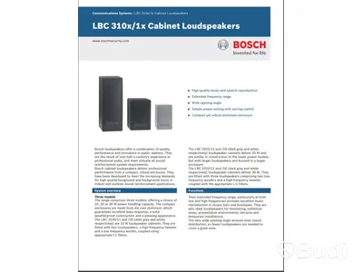 2 Pall med Bosch-produkter, Infällnadshögtalre, m.m.. Totalt lagervärde 52 722 SEK