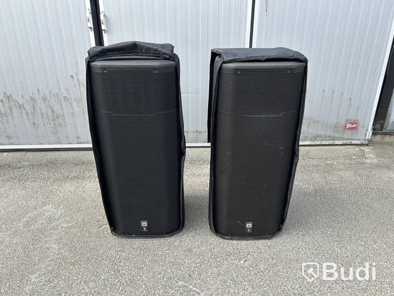 JBL PRX625 PA Speakers, Pair, with Covers