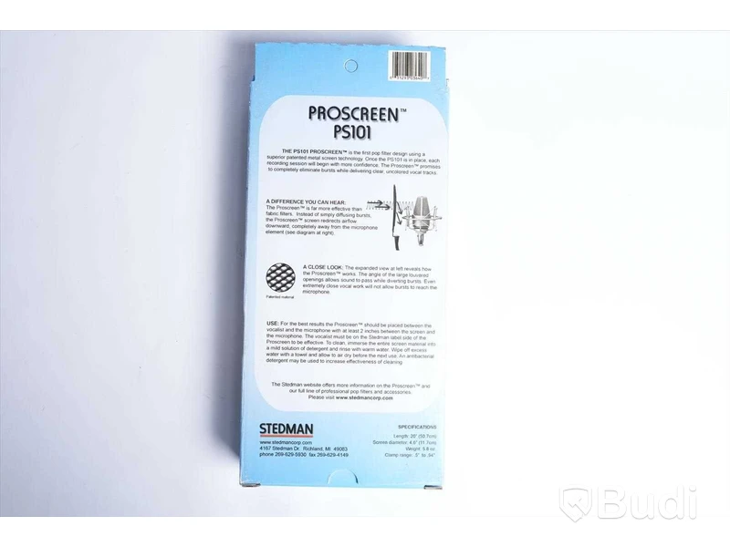 Puffskydd 2st - Stedman ProScreen PS101. Ny, Obruten förpackning.