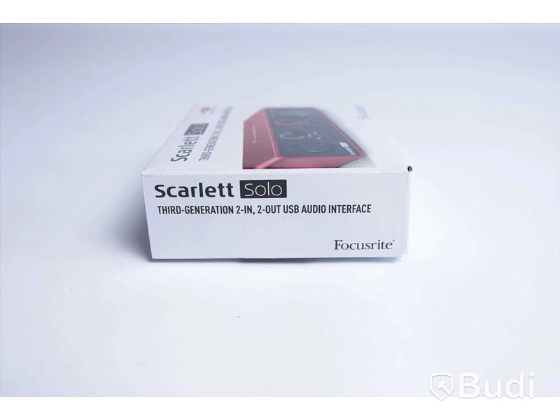 Ljudkort - Focusrite Scarlett Solo. Ny, Obruten förpackning.