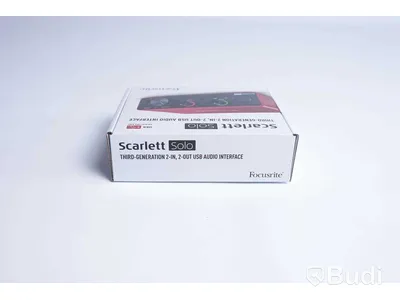 Ljudkort - Focusrite Scarlett Solo. Ny, Obruten förpackning.