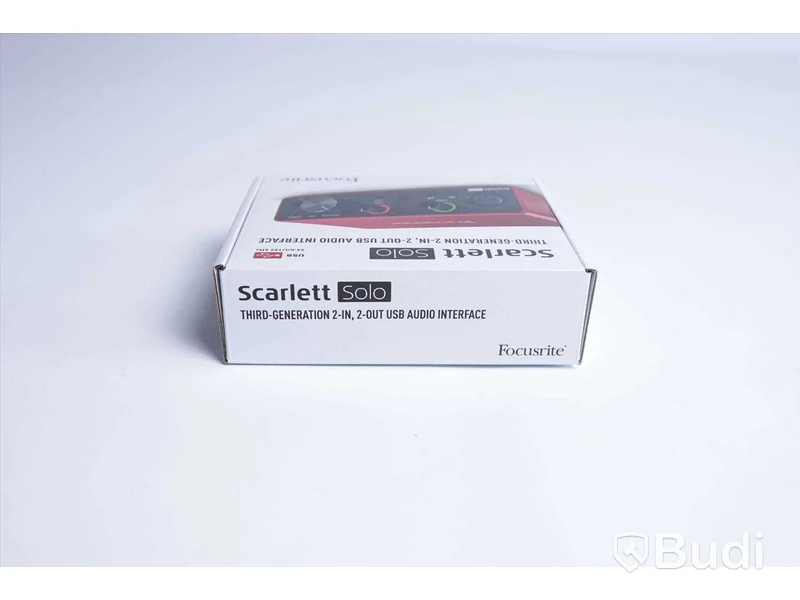 Ljudkort - Focusrite Scarlett Solo. Ny, Obruten förpackning.